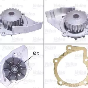 Pompe à eau Peugeot Partner / Citroen Berlingo 1.9D 4x4 / 2.0HDi 1996-2011